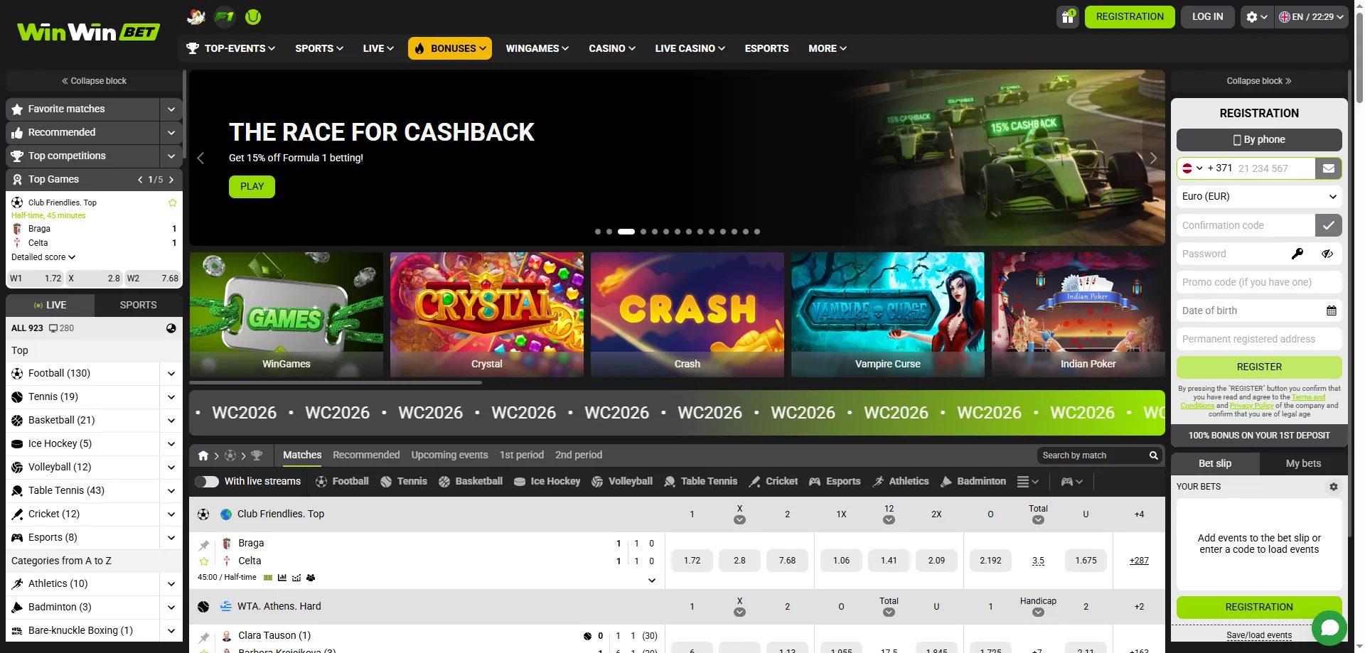 WinWin Bet Casino Cameroun &mdash; aper&ccedil;u de la plateforme de jeux en ligne