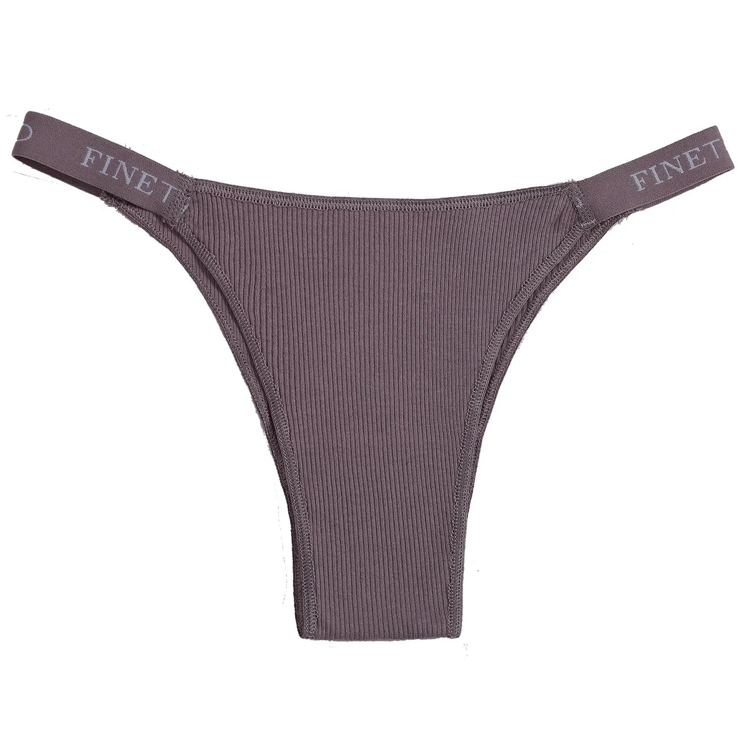 Lot de 7 culottes sexy en coton pour femme taille basse