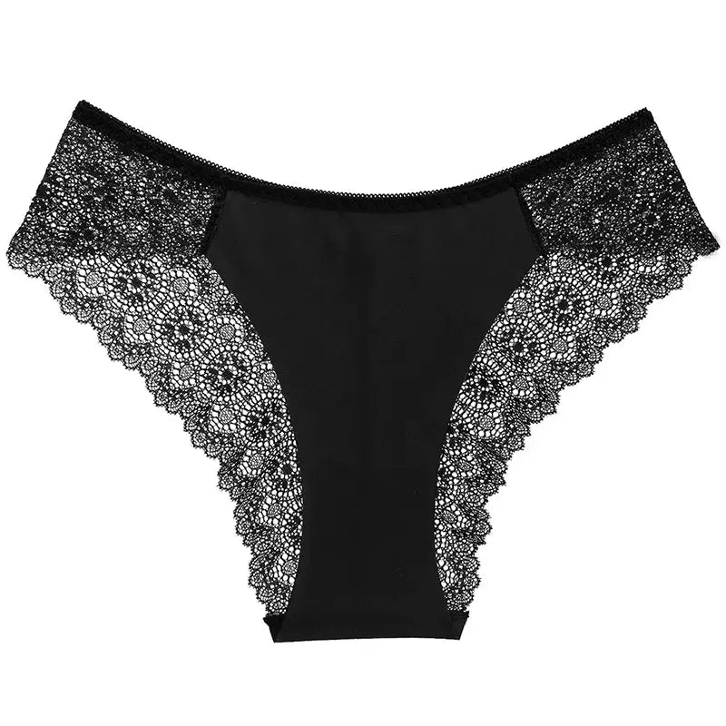 Lot de 6 slips en dentelles sexy pour femme repirante