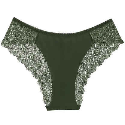 Lot de 6 slips en dentelles sexy pour femme repirante