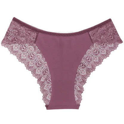 Lot de 6 slips en dentelles sexy pour femme repirante