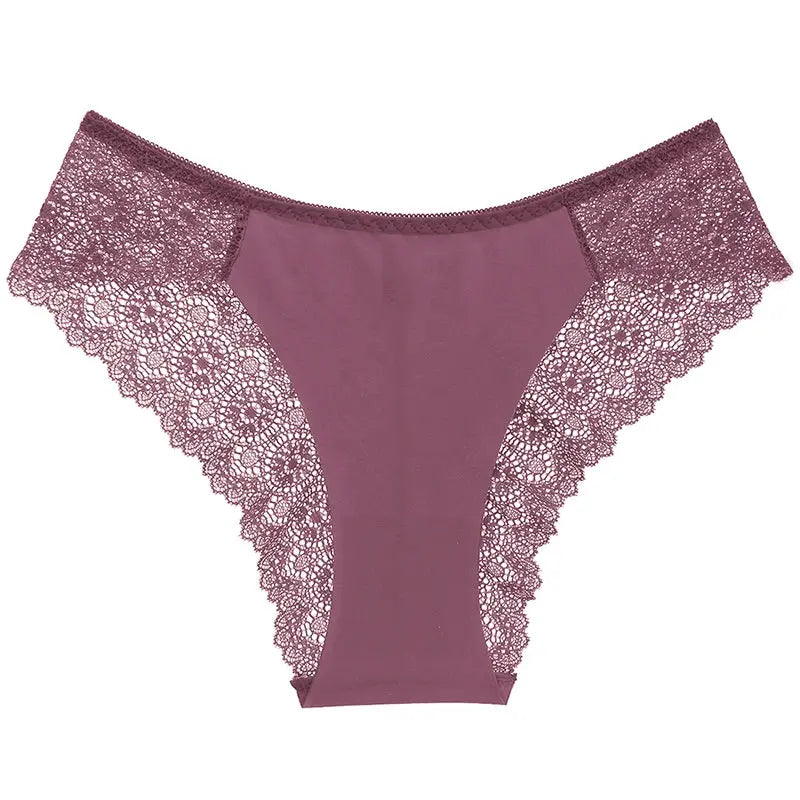 Lot de 6 slips en dentelles sexy pour femme repirante
