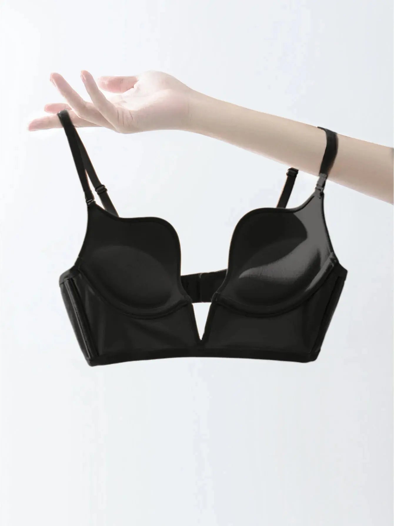 Soutien gorge push-up sexy en V profond pour femme