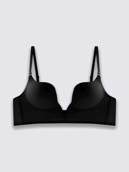 Soutien gorge push-up sexy en V profond pour femme