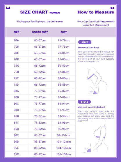 Soutien gorge push-up sexy en V profond pour femme