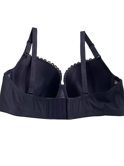Soutien gorge avec anneau en acier bonnet D florale