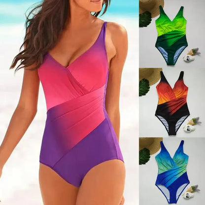 Maillot de bain femme une pièce sexy dégradé