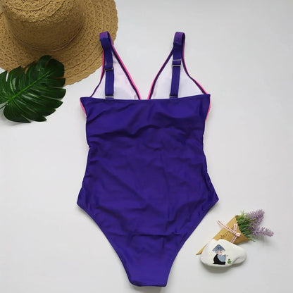 Maillot de bain femme une pièce sexy dégradé
