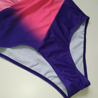 Maillot de bain femme une pièce sexy dégradé