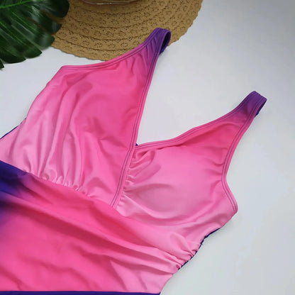 Maillot de bain femme une pièce sexy dégradé