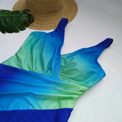 Maillot de bain femme une pièce sexy dégradé