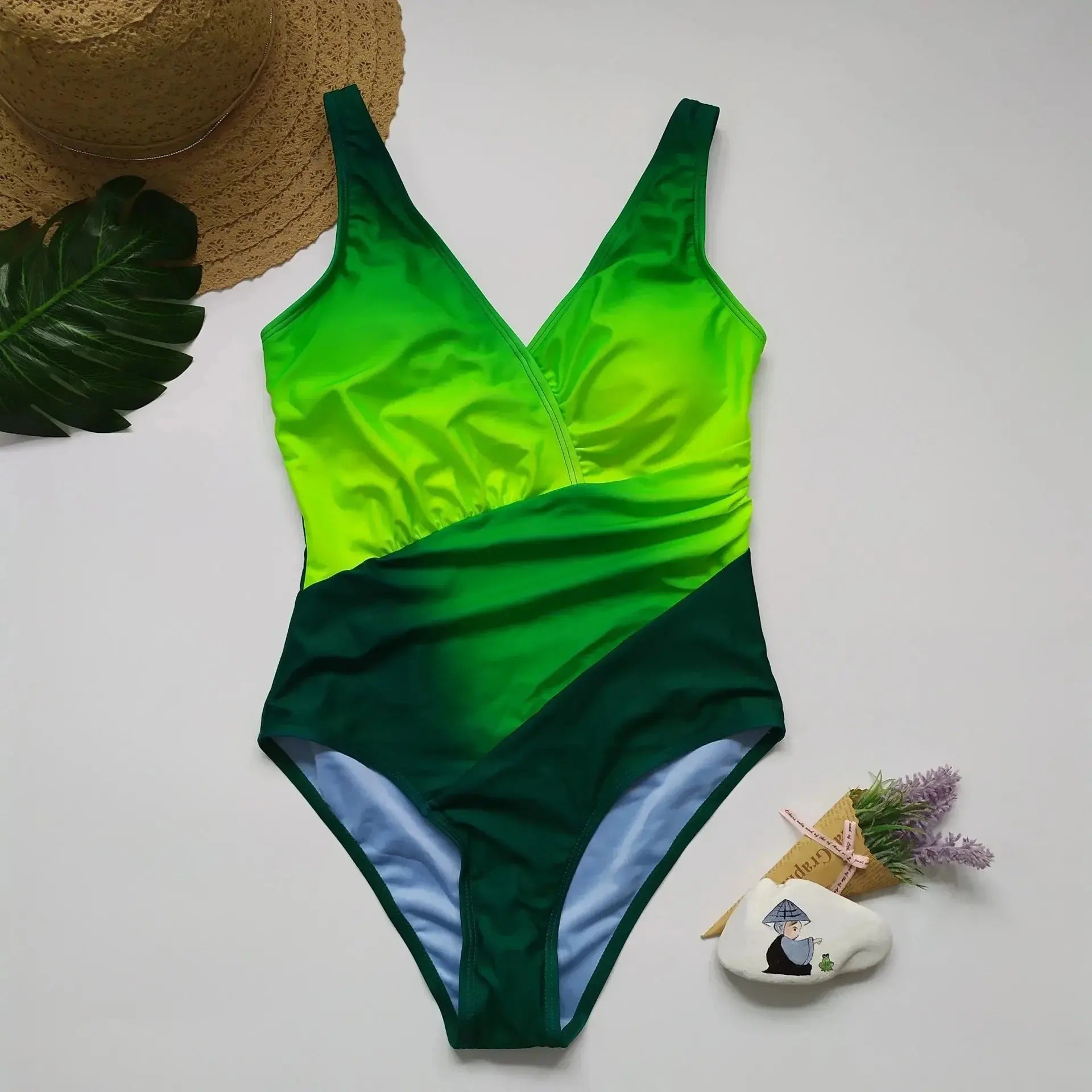 Maillot de bain femme une pièce sexy dégradé