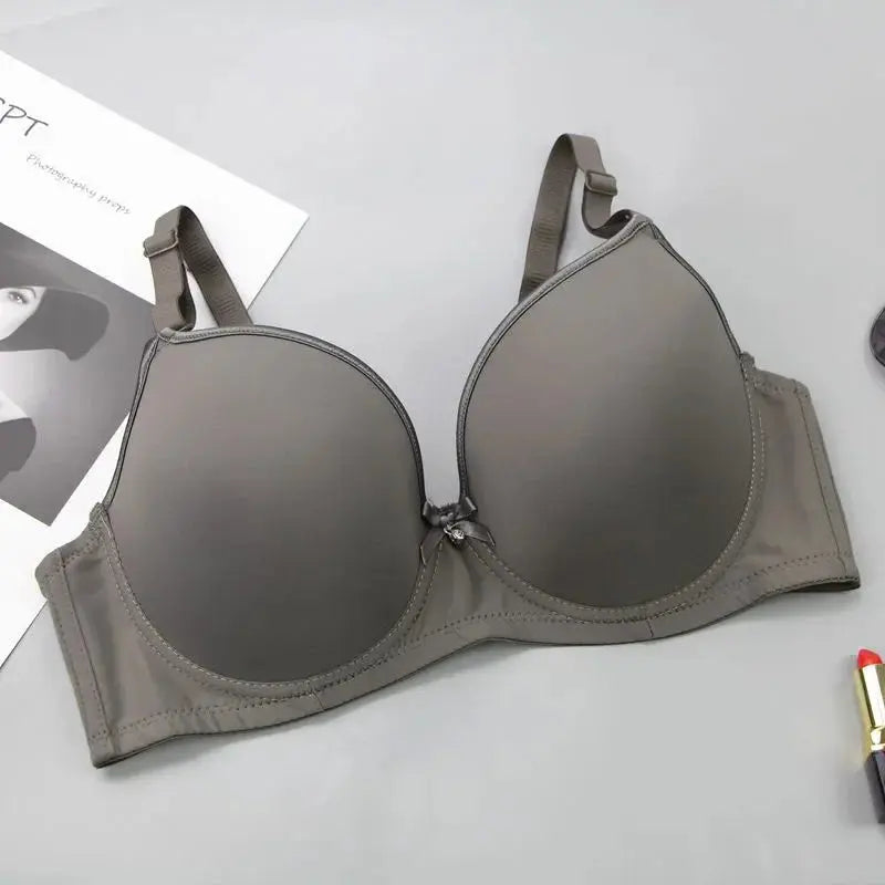 Soutien Push Up minimaliste couleur unie-Sous vetement femme