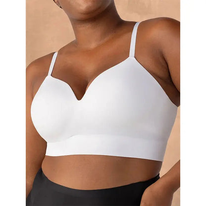 Soutien-gorge Sexy sans armature, grande taille, bonnet fixe