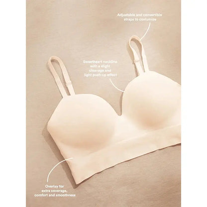 Soutien-gorge Sexy sans armature, grande taille, bonnet fixe